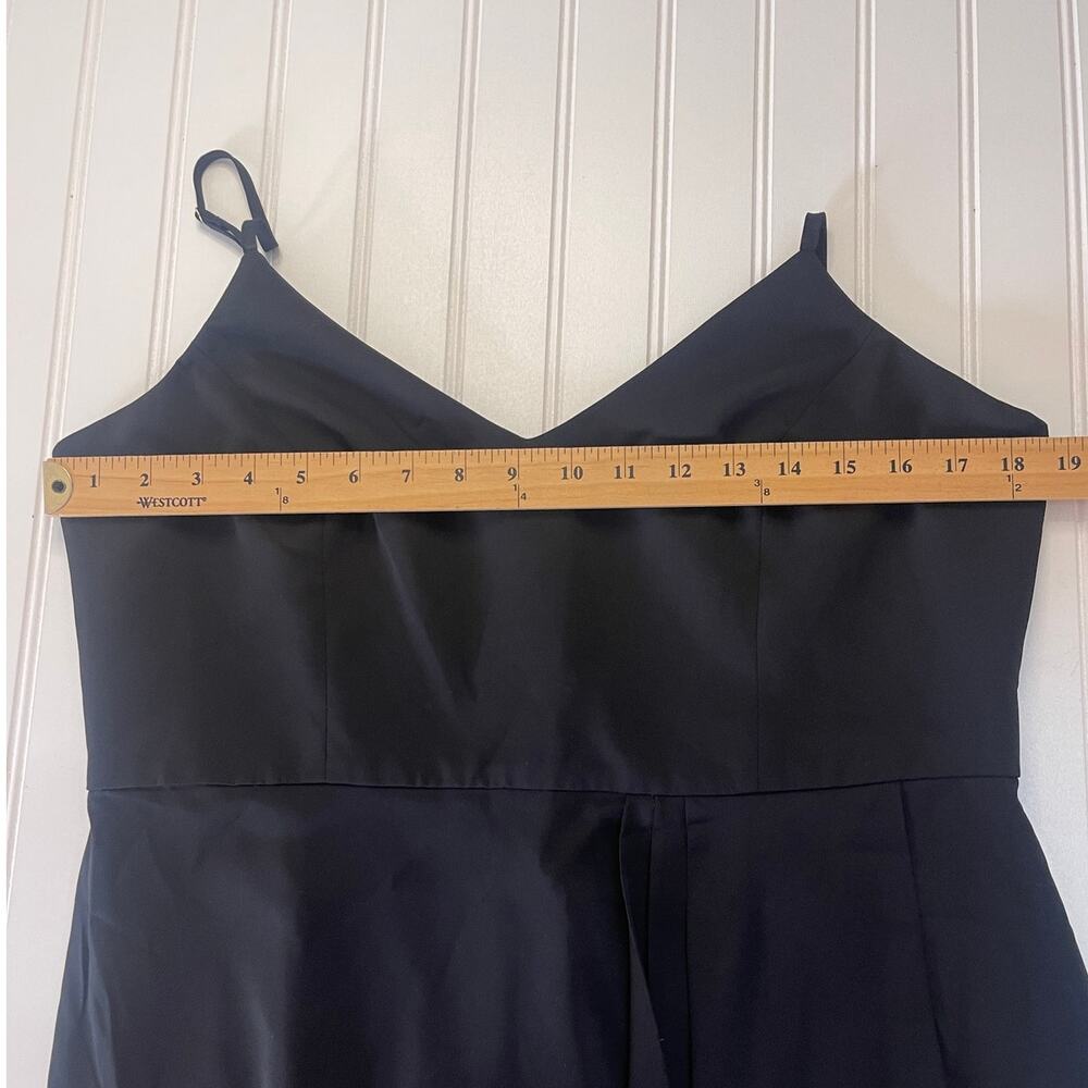 Lulus Reinette Black Midi Dress Cocktail Event Party LBD Size Womens XL - Picture 6 of 7